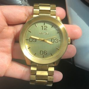 Gold Nixon watch